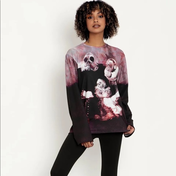 Blackmilk GAS MASK SKULLS LONG SLEEVE BFT
Size Medium M NWT - Picture 7 of 15